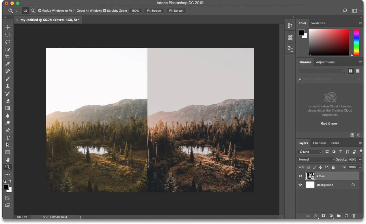 how to use perfect resize in photoshop