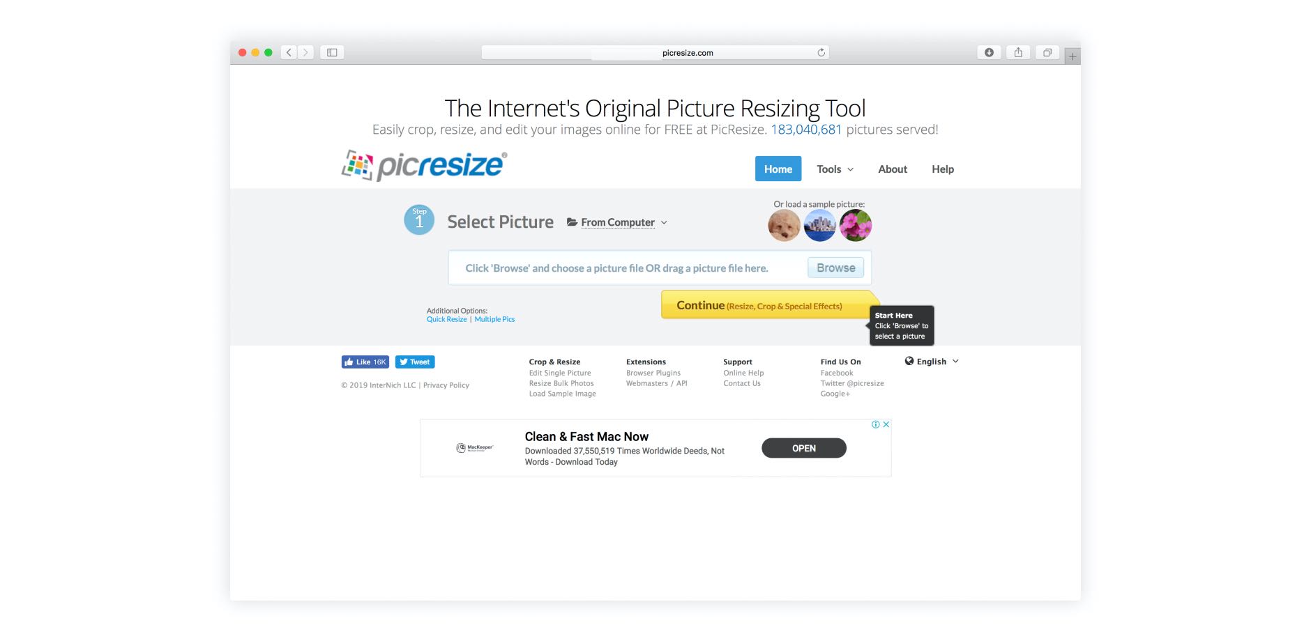 online image resizer for mac